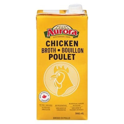 Aurora Chicken Broth 946 ml, $0.32/100ml