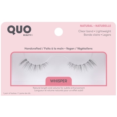 Quo Beauty Cils naturels whisper whisper 1 ea, 7,00 $/1ch