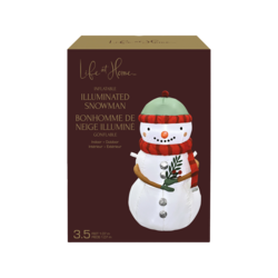 Life at Home Inflatable Illuminated Snowman 1 ea, $29.00/1ea