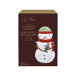 Life at Home Bonhomme de neige illuminé gonflable 1 ea, 29,00 $/1ch