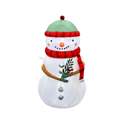 Bonhomme de neige illuminé gonflable 3,5 pi