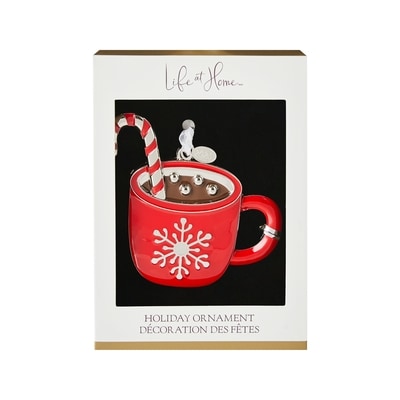 Life at Home Ornement de chocolat chaud en métal 1 ea, 6,50 $/1ch