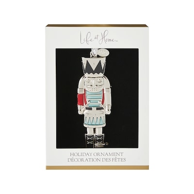 Life at Home Metal Nutcracker Ornament 1 ea, $10.00/1ea