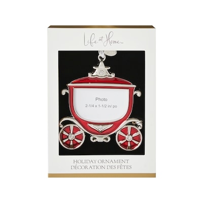 Life at Home Metal Carriage Photo Frame Ornament 1 ea, $10.00/1ea