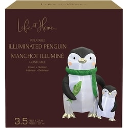 Life at Home 3.5 ft Inflatable Illuminated Penguin 1 ea, $24.00/1ea