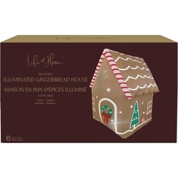 Life at Home 6ft Inflatable Illuminated Gingerbread House 1 ea, $49.00/1ea