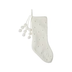 Life at Home Bas de Noël en tricot avec pompons 1 ea, 19,00 $/1ch