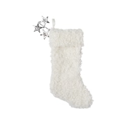 Life at Home Faux Fur Teddy Star Stocking 1 ea, $19.00/1ea