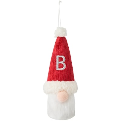 Life at Home Santa Monogram Ornament - Letter B 1 ea, $5.00/1ea