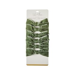 Life at Home Lot de 6 choux des fêtes en velours – vert sauge 6 ea, 1,33 $/1ch