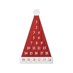 null Wooden Santa Hat Advent Calendar 1 ea, $34.00/1ea