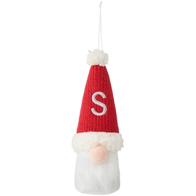 Life at Home Santa Monogram Ornament - Letter S 1 ea, $5.00/1ea