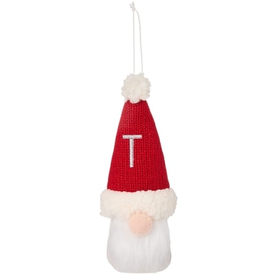 Life at Home Santa Monogram Ornament - Letter T 1 ea, $5.00/1ea