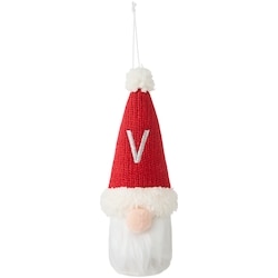 Life at Home Santa Monogram Ornament - Letter V 1 ea, $5.00/1ea