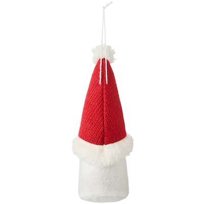 Santa Monogram Ornament - Letter W