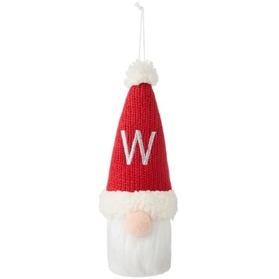 Life at Home Décoration en père Noël avec monogramme – lettre W 1 ea, 5,00 $/1ch