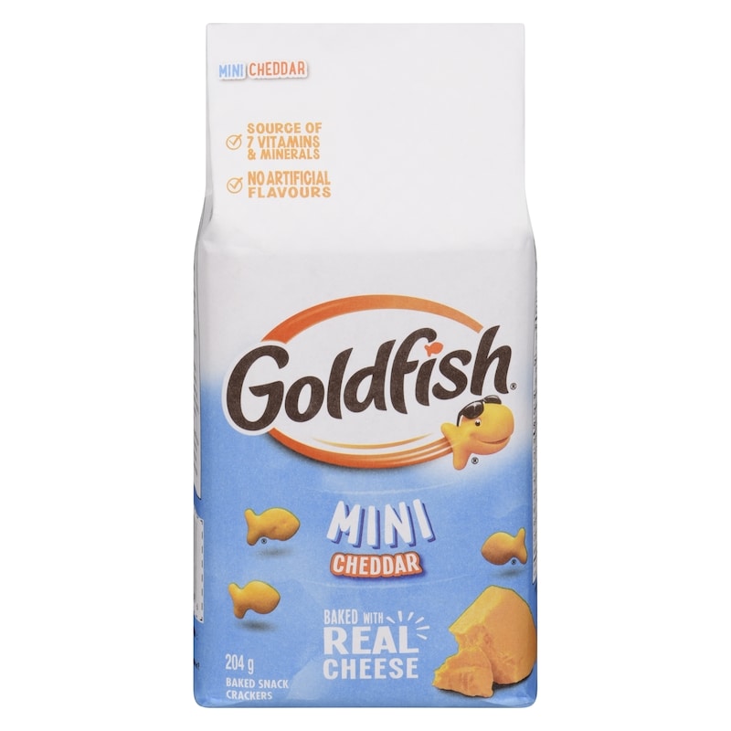 Baked Snack Crackers Mini Cheddar