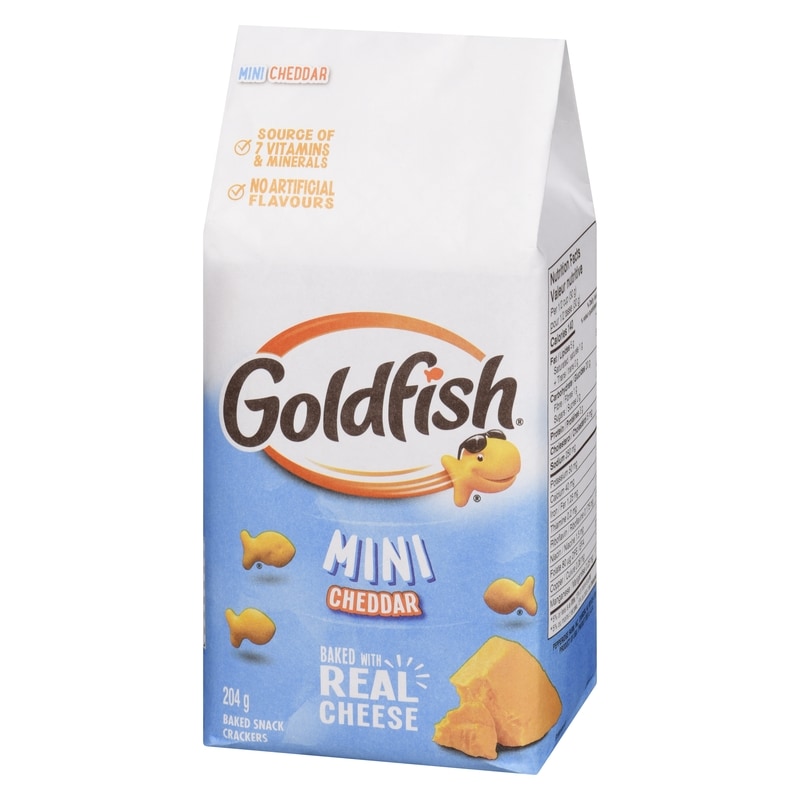 Baked Snack Crackers Mini Cheddar