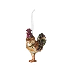 Life at Home Glass Rooster Ornament 1 ea, $7.00/1ea