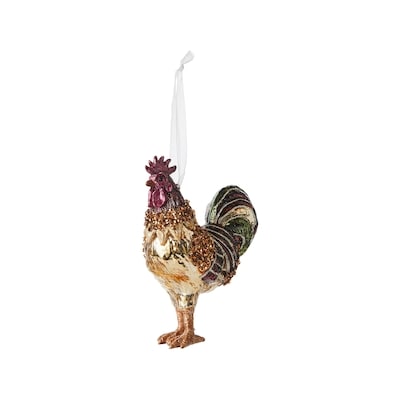 Life at Home Ornement en verre en forme de coq 1 ea, 7,00 $/1ch