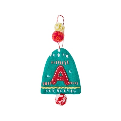 Life at Home Décoration de cloche en feutre avec monogramme – lettre A 1 ea, 7,00 $/1ch