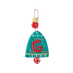 Life at Home Décoration de cloche en feutre avec monogramme – lettre G 1 ea, 7,00 $/1ch