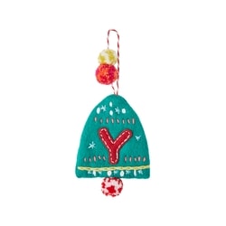 Life at Home Décoration de cloche en feutre avec monogramme – Y 1 ea, 7,00 $/1ch