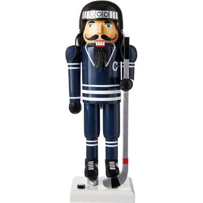 null Hockey Player Nutcracker - Blue 1 ea, $14.00/1ea