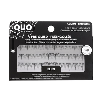 Quo Beauty Natural Pre-Glued Cluster Lash Bliss 1 ea, $11.00/1ea