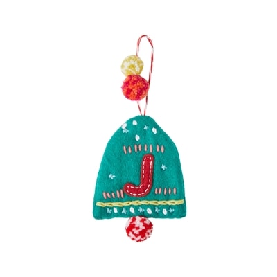 Life at Home Décoration de cloche en feutre avec monogramme – lettre J 1 ea, 7,00 $/1ch