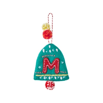 Life at Home Décoration de cloche en feutre avec monogramme – lettre M 1 ea, 7,00 $/1ch