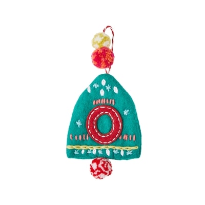 Life at Home Felt Bell Monogram Ornament - Letter O 1 ea, $5.25/1ea