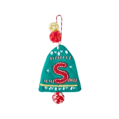 Life at Home Décoration de cloche en feutre avec monogramme – lettre S 1 ea, 7,00 $/1ch