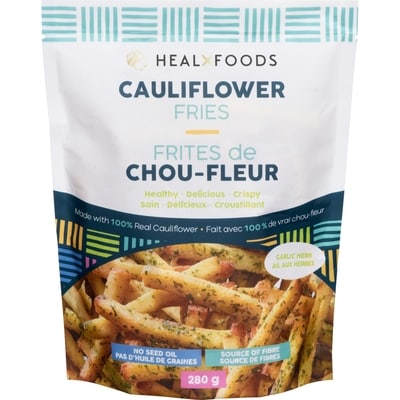 HEALX FOODS Cauliflower Fries Garlic Herb 280 g, $3.03/100g