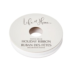 Life at Home Velvet Holiday Ribbon 15 ft - White 1 ea, $3.00/1ea