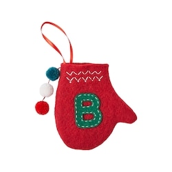 Life at Home Ornement de mitaine avec monogramme – lettre B 1 ea, 5,00 $/1ch