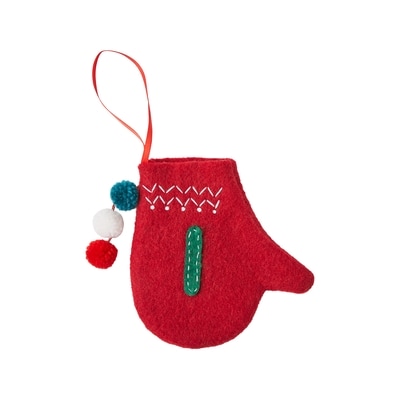 Life at Home Ornement de mitaine avec monogramme – lettre I 1 ea, 5,00 $/1ch