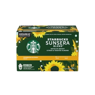 Starbucks SUNSERA BLEND, Blonde Roast Coffee K-Cup Pods 10 ea, $1.00/1ea