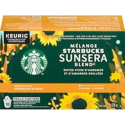 Starbucks MÉL. SUNSERA BLEND, torr. blonde, caps. K-Cup 10 ea, 1,50 $/1ch