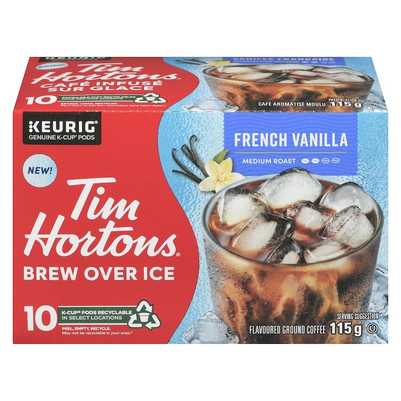 Brew Over Ice Flavoured Ground Coffee French Vanilla Medium Roast