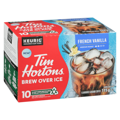 Brew Over Ice Flavoured Ground Coffee French Vanilla Medium Roast