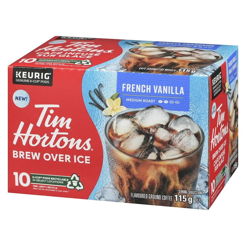 Brew Over Ice Flavoured Ground Coffee French Vanilla Medium Roast