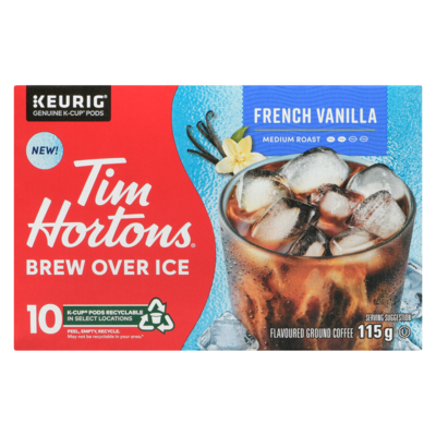 Brew Over Ice Flavoured Ground Coffee French Vanilla Medium Roast
