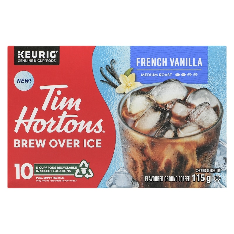 Brew Over Ice Flavoured Ground Coffee French Vanilla Medium Roast