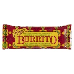 Amys Burrito mode sud-ouest avec fromage 156 g, 3,52 $/100g