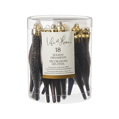 Life at Home Décorations des fêtes, assortiment de 18 mini fleurons – bronze 1 ea, 5,00 $/1ch