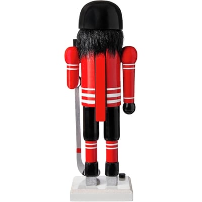 Hockey Player Nutcracker - Red