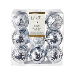 Life at Home Ball Holiday Ornaments 18 Pack - Silver 1 ea, $10.00/1ea