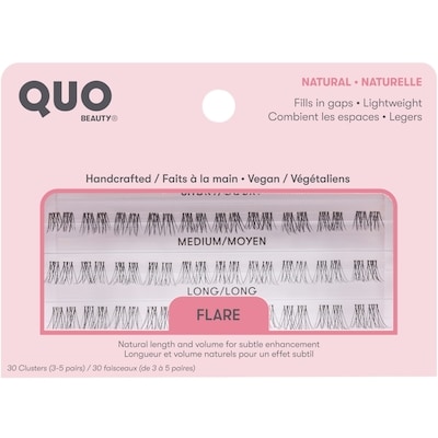Quo Beauty Cils cluster flare (sans colle) flaire 1 ea, 15,00 $/1ch
