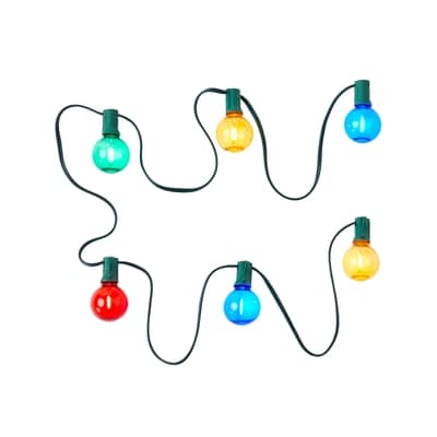 Super Bright LED Globe Lights 12 Count - Multicolour